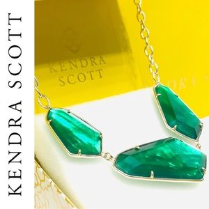 🔥SOLD!!🔥Kendra Scott NWT Jade Illusion Necklace